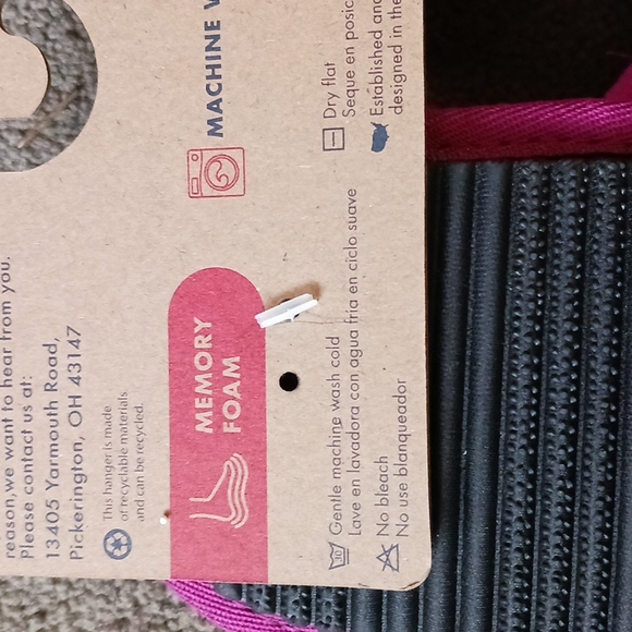 Dluxe by Dearfoams Memory Foam Slippers with Bat Detail - Picture 6 of 8